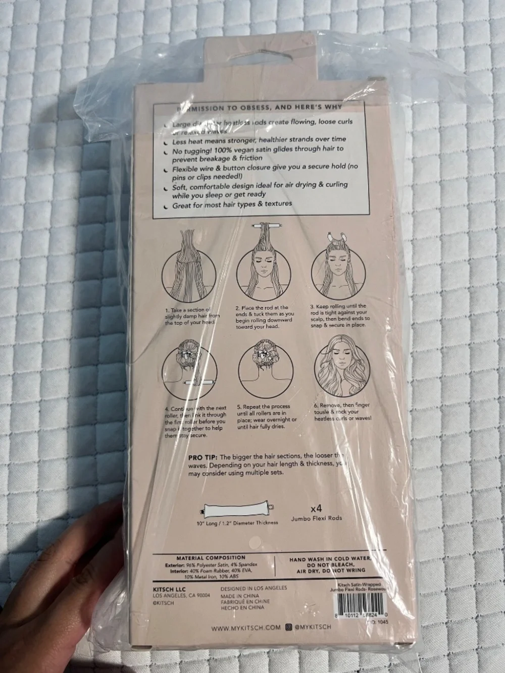 2 Pack NEW Heatless Curls
